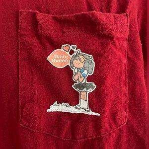Vintage Dairy Queen Shirt - Margaret Decal on Hanes Comfort Tee S